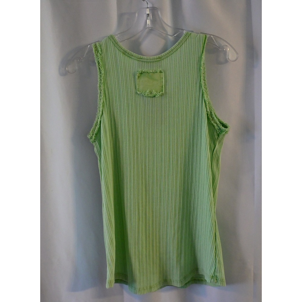Elle Ribbed Henley Tank Top - Picture 4 of 7